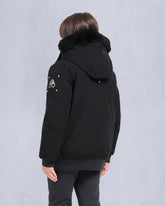 MOOSE KNUCKLES Kids Unisex Original Shearling Trim Bomber - Gravity NYC